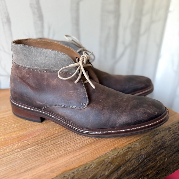 Cole Haan Williams Welt Leather Brown Men\'s Ankle Chukka Boots  Size 10.5 main image 4